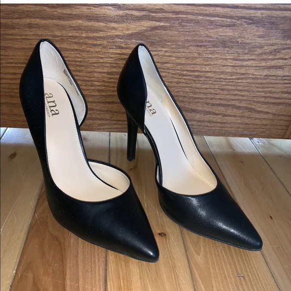 Black Pumps Women’s Heels Sz. 8.5 ANA Claire - Picture 1 of 8